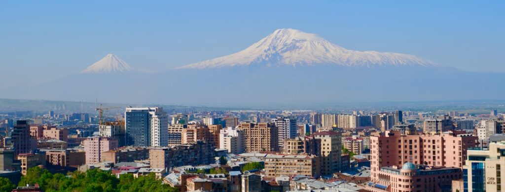 Armenia aerial view